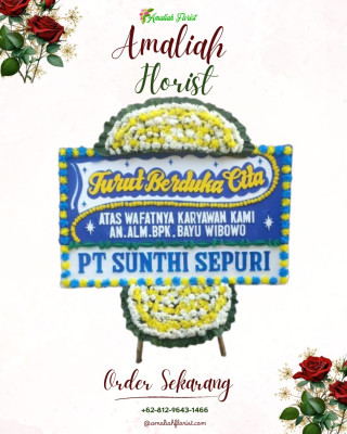Papan Bunga Duka di Sukamukti