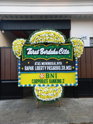 Papan Bunga Duka di Sukamukti