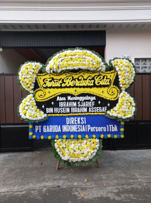 Papan Bunga Duka di Sukamukti