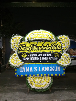 Papan Bunga Duka di Sukamukti