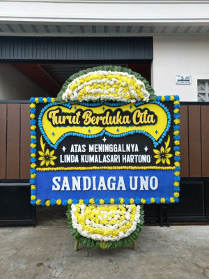 Papan Bunga Duka di Sukamukti